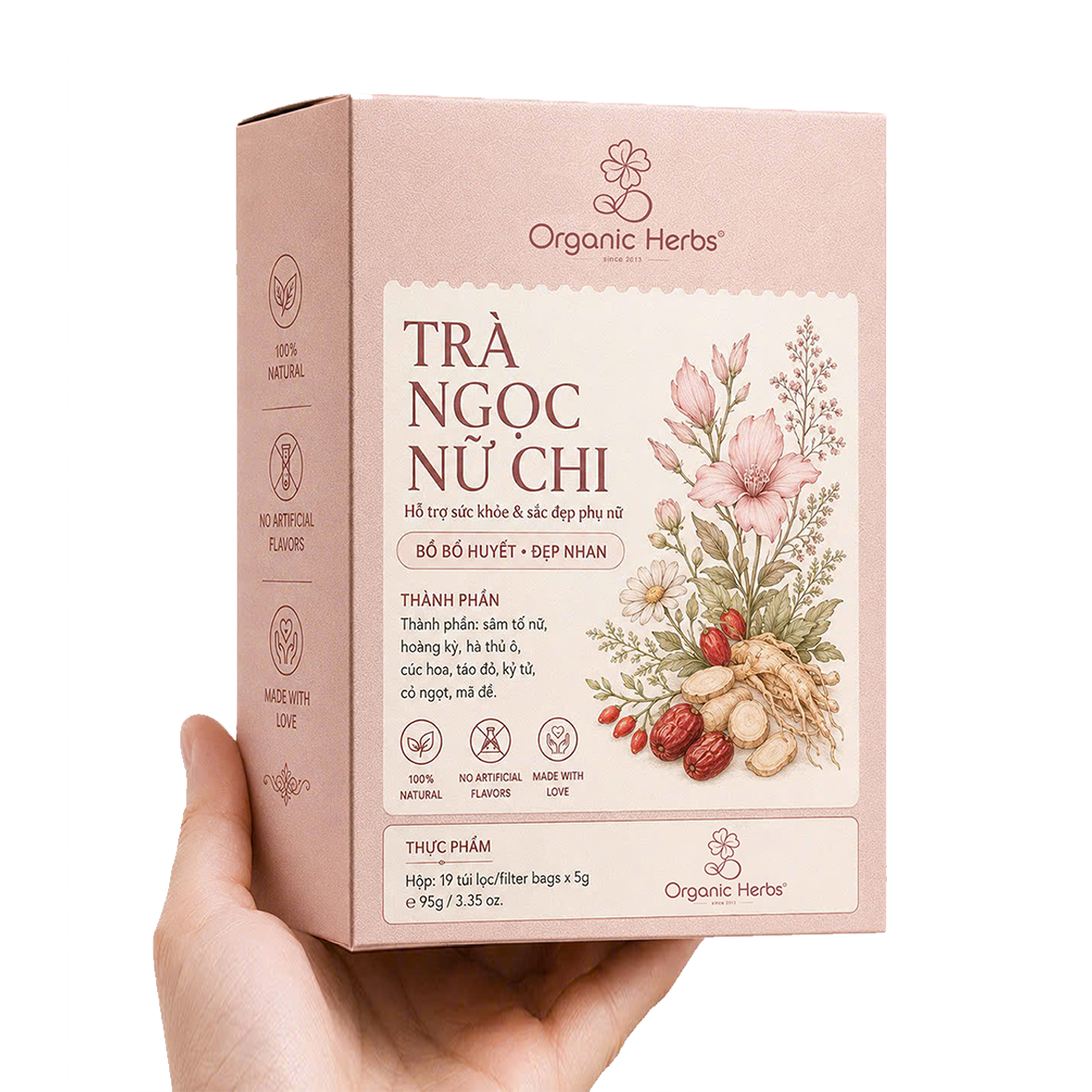 Organic Herbs® Ngọc Nữ Chi | Jade Beauty Herbal Tea